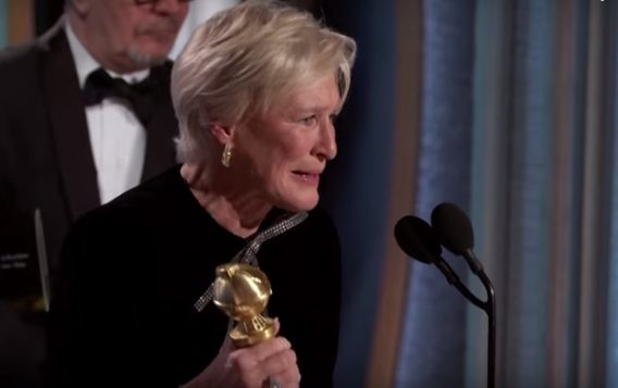 Glenn Close entregó resonante mensaje feminista en los Globos de Oro Glenn Close entregó resonante mensaje feminista en los Globos de Oro