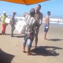 Cartagena: hombre lanza botella a un vendedor, pero falla y agrede a un menor