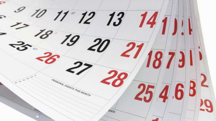 Tome nota para planificar: la lista de todos los feriados del 2019 Tome nota para planificar: la lista de todos los feriados del 2019