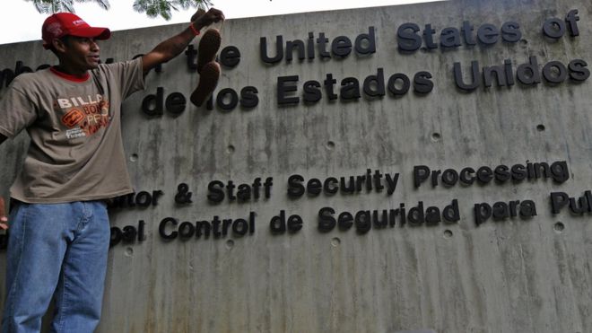 ¿Qué pasa si EE.UU. desobedece la orden de Maduro y su personal diplomático se niega a abandonar Venezuela? ¿Qué pasa si EE.UU. desobedece la orden de Maduro y su personal diplomático se niega a abandonar Venezuela?