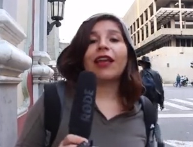 Periodista chilena radicada en Venezuela desmiente a enviado especial de TVN en Caracas Periodista chilena radicada en Venezuela desmiente a enviado especial de TVN en Caracas