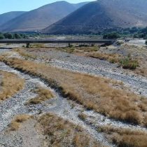 Río en Petorca volvió a tener presencia de agua tras 10 años de sequía