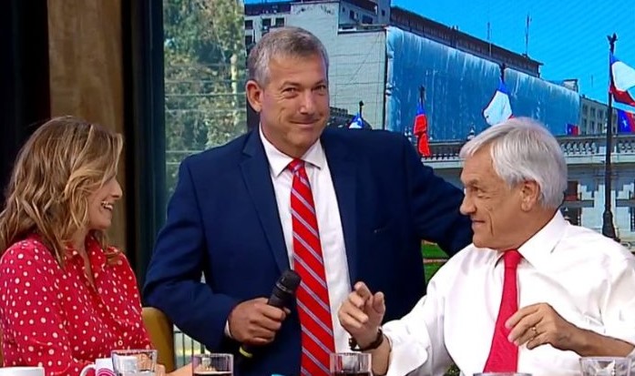 La broma de Piñera sobre el estadio de la U que incomodó a Carlos Heller en pleno matinal La broma de Piñera sobre el estadio de la U que incomodó a Carlos Heller en pleno matinal