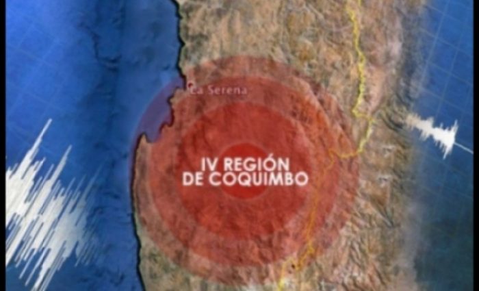 Sismo se registra en la región de Coquimbo