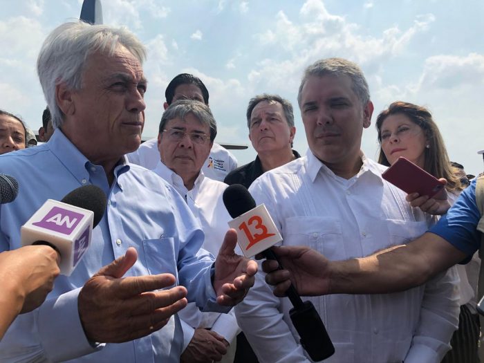 Piñera a Guaidó en Cucutá: «En 30 días usted está cambiando la historia» Piñera a Guaidó en Cucutá: