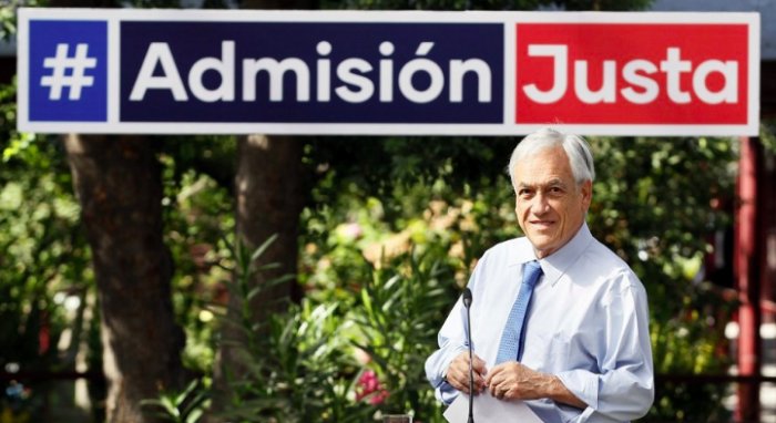 “Admisión justa” es la contrarreforma a la Educación del Presidente Piñera “Admisión justa” es la contrarreforma a la Educación del Presidente Piñera