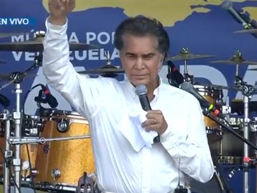 Puma Rodríguez en concierto Venezuela Aid Live: 