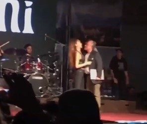 El nuevo registro del acoso en público de Bahamondes a Camila Gallardo El nuevo registro del acoso en público de Bahamondes a Camila Gallardo