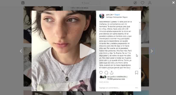 Acoso sexual a plena luz del día: joven relata el angustiante momento que sufrió en Providencia Acoso sexual a plena luz del día: joven relata el angustiante momento que sufrió en Providencia