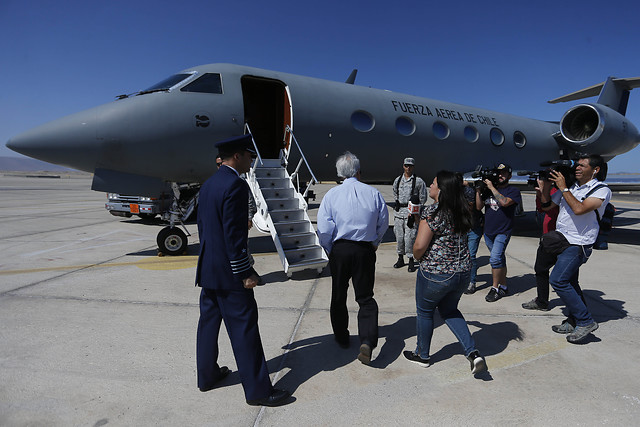Accidentado viaje de Piñera a Cúcuta: falló el avión presidencial y tuvo que cambiar de aeronave en Iquique