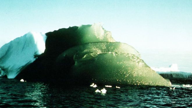 Revelan el misterio y la importancia de los icebergs verdes de la Antártica Revelan el misterio y la importancia de los icebergs verdes de la Antártica