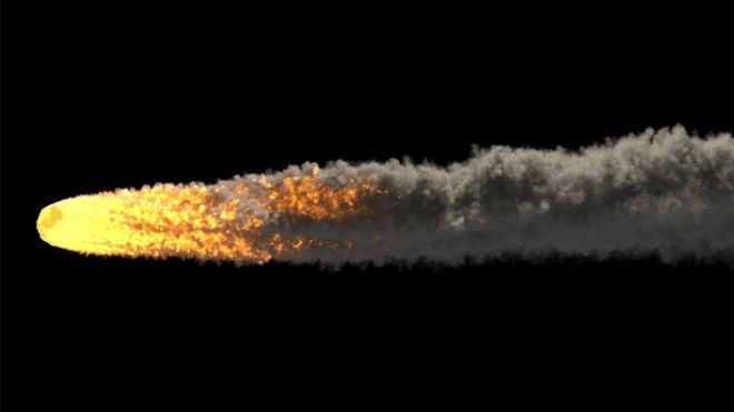 La NASA revela la gigantesca explosión de un meteoro sobre el mar de Bering La NASA revela la gigantesca explosión de un meteoro sobre el mar de Bering
