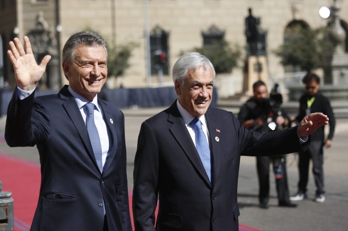 Piñera y Macri celebran la aprobación de acuerdo comercial bilateral