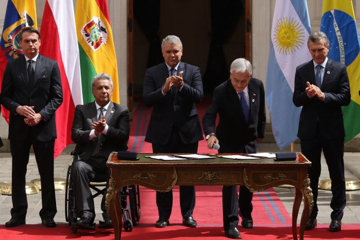 Gobierno confirma salida definitiva de Chile de Unasur “por razones de Estado” Gobierno confirma salida definitiva de Chile de Unasur