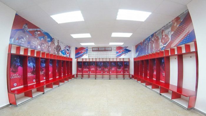 La Roja Femenina ya cuenta con camarín propio en el Estadio Nacional La Roja Femenina ya cuenta con camarín propio en el Estadio Nacional