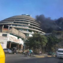 Registran incendio en El Helicoide, sede del servicio de inteligencia venezolano