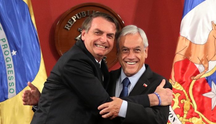 Piñera y Bolsonaro fijan hoja de ruta para impulsar relación Chile-Brasil