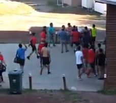 Partido de fútbol amateur en Panguipulli se transformó en una gran riña Partido de fútbol amateur en Panguipulli se transformó en una gran riña