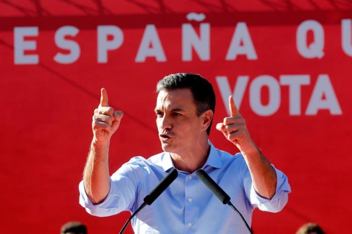 Elecciones en España: sondeo da por ganador al PSOE tras cierre de mesas Elecciones en España: sondeo da por ganador al PSOE tras cierre de mesas