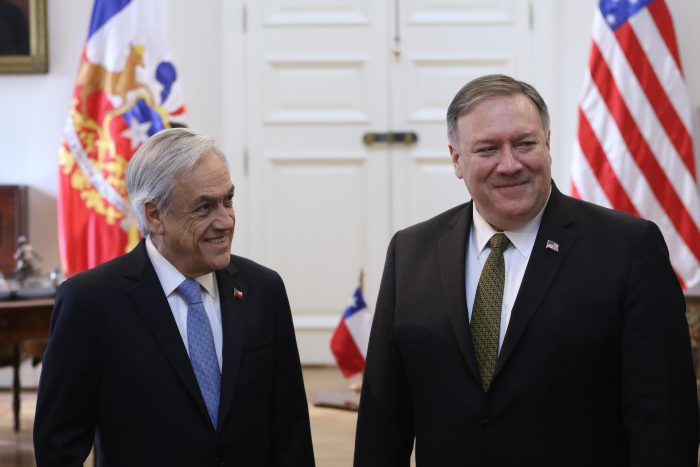 Mike Pompeo agradeció a Piñera por “ser un líder para el pueblo venezolano” Mike Pompeo agradeció a Piñera por