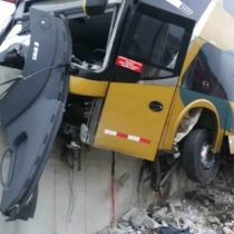 Accidente de autobús con simpatizantes de García deja al menos siete muertos
