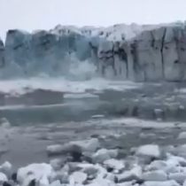 Derretimiento de glaciar en Islandia provoca el escape de turistas