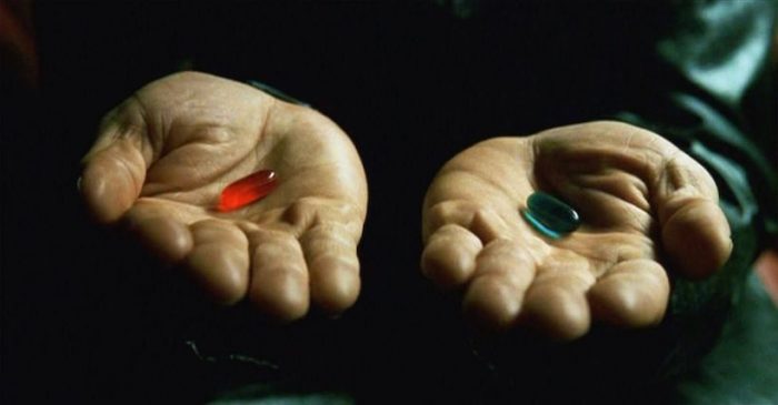 “The Matrix”, veinte años de paranoia tecnológica y pastillas azules o rojas “The Matrix”, veinte años de paranoia tecnológica y pastillas azules o rojas