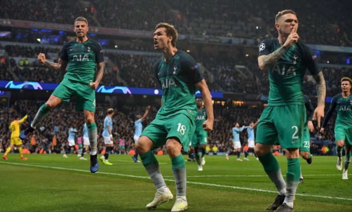 Electrizante partido: Tottenham sorprendió al Manchester City y le robó la clasificación gracias al VAR Electrizante partido: Tottenham sorprendió al Manchester City y le robó la clasificación gracias al VAR