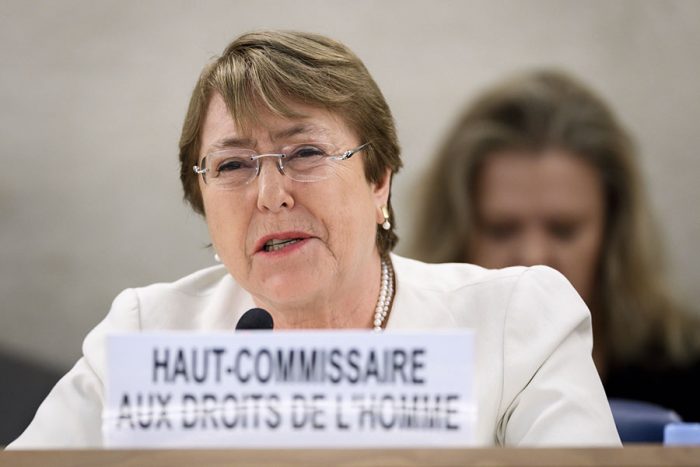 Bachelet manifiesta estar “extremadamente preocupada por las informaciones acerca del uso excesivo de la fuerza” en conflicto en Venezuela Bachelet manifiesta estar