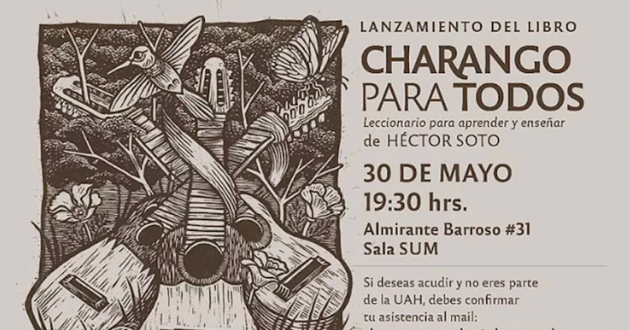 Lanzamiento libro “Charango para todos” del compositor Héctor Soto en Universidad Alberto Hurtado Lanzamiento libro “Charango para todos” del compositor Héctor Soto en Universidad Alberto Hurtado