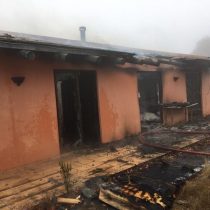 Incendio consume vivienda de hija de Augusto Pinochet en Santo Domingo