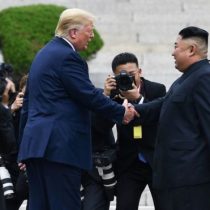 El histórico encuentro entre Donald Trump y Kim Jong-un en la zona desmilitarizada que separa a las dos Coreas