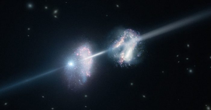Observan los restos de un estallido de rayos gamma, una rareza del universo Observan los restos de un estallido de rayos gamma, una rareza del universo
