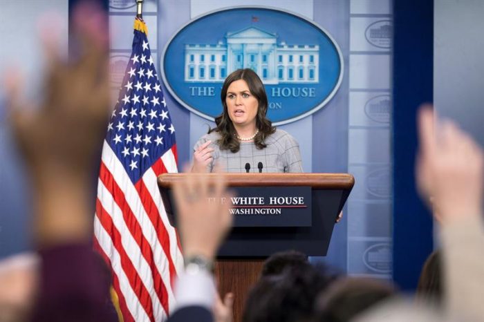 En la Casa Blanca sí cambió la vocera: Trump anuncia que Sarah Sanders dejará su cargo En la Casa Blanca sí cambió la vocera: Trump anuncia que Sarah Sanders dejará su cargo