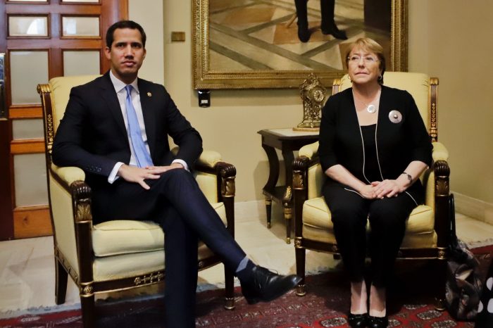 Guaidó destacó visita de Bachelet a Venezuela: 