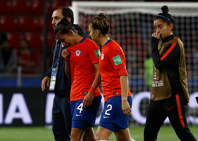 Los lamentos de la seleccionadas chilenas tras la eliminación del Mundial de Francia Los lamentos de la seleccionadas chilenas tras la eliminación del Mundial de Francia