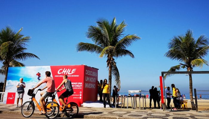 Chile hace nevar en plena playa de Río de Janeiro Chile hace nevar en plena playa de Río de Janeiro