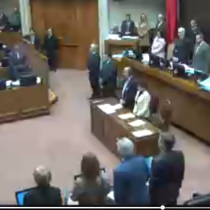 El emotivo minuto de silencio por Javiera Suárez en el Senado