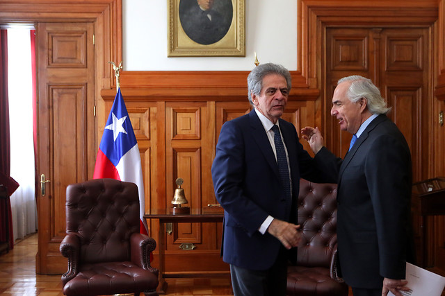 La visita del ministro Chadwick a Haroldo Brito para limar asperezas con la Suprema La visita del ministro Chadwick a Haroldo Brito para limar asperezas con la Suprema