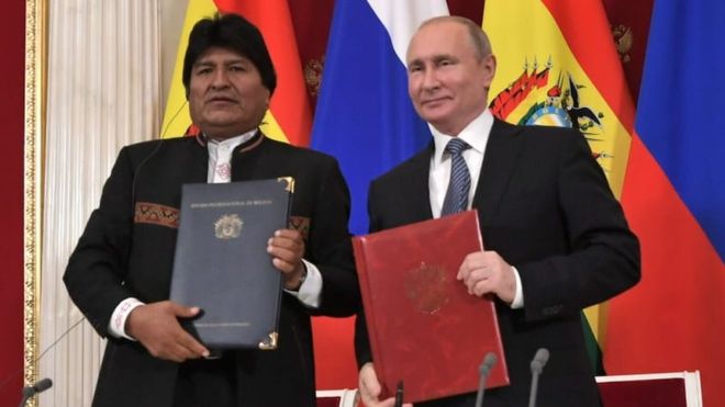 En qué consiste el plan de Evo Morales y Vladimir Putin para construir la central nuclear más alta del mundo en Bolivia En qué consiste el plan de Evo Morales y Vladimir Putin para construir la central nuclear más alta del mundo en Bolivia