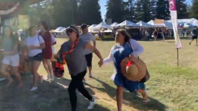 Un tiroteo en un festival de comida en California deja 4 muertos y 15 heridos Un tiroteo en un festival de comida en California deja 4 muertos y 15 heridos