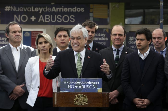 De un matinal a La Moneda: Piñera presenta iniciativa que modifica la Ley de Arriendo De un matinal a La Moneda: Piñera presenta iniciativa que modifica la Ley de Arriendo