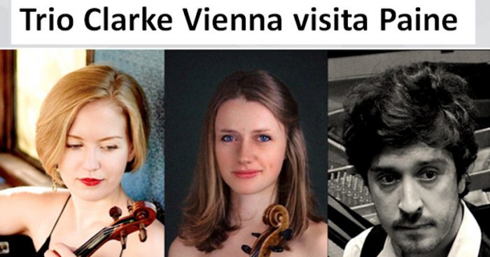 Concierto gratuito Internacional con el Trío Clarke Vienna en Teatro de Paine Concierto gratuito Internacional con el Trío Clarke Vienna en Teatro de Paine
