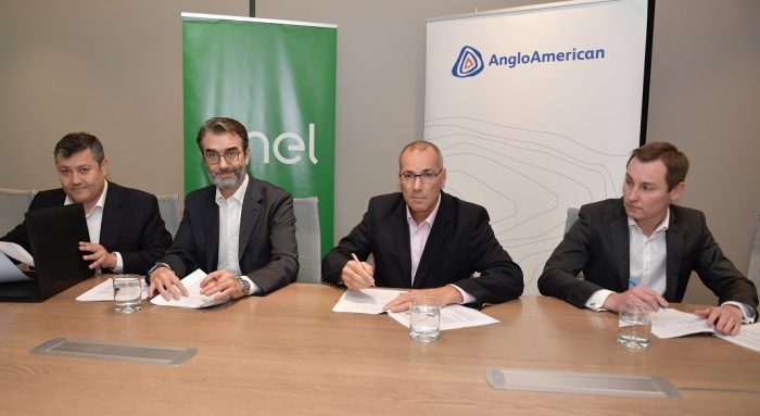 Enel Generación y Anglo American firman contrato de energía renovable por 3TWh Enel Generación y Anglo American firman contrato de energía renovable por 3TWh