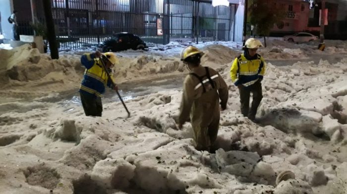 Una inusual granizada cubre de hielo la ciudad mexicana de Guadalajara Una inusual granizada cubre de hielo la ciudad mexicana de Guadalajara