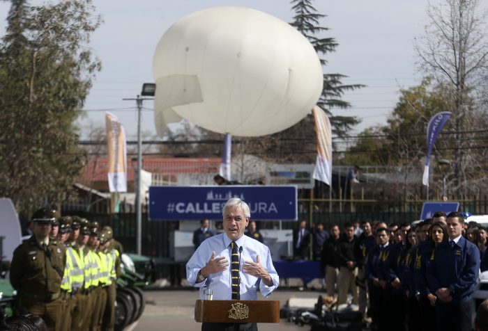 Estamos al aire: ministro Chadwick confirmó que globo de televigilancia de Puente Alto está operativo Estamos al aire: ministro Chadwick confirmó que globo de televigilancia de Puente Alto está operativo