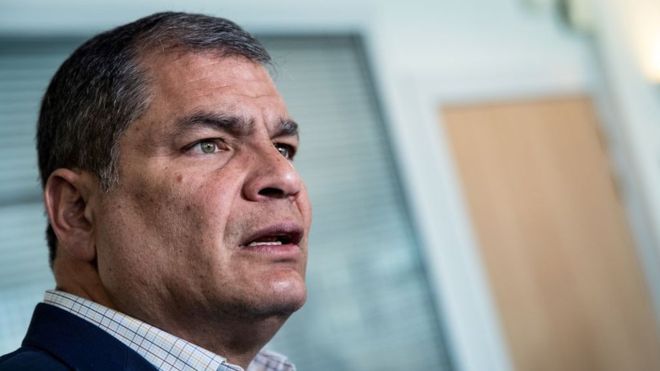 Ordenan prisión preventiva contra el expresidente de Ecuador Rafael Correa por un caso de sobornos Ordenan prisión preventiva contra el expresidente de Ecuador Rafael Correa por un caso de sobornos