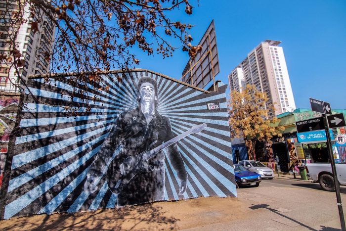 Inauguran mural en homenaje a Cerati en Parque Almagro Inauguran mural en homenaje a Cerati en Parque Almagro