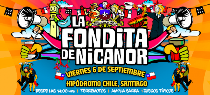La tradicional Fondita de Nicanor celebrará por primera vez las Fiestas Patrias en Santiago La tradicional Fondita de Nicanor celebrará por primera vez las Fiestas Patrias en Santiago