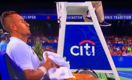 El insólito partido de Nick Kyrgios que es altamente comentado en redes sociales El insólito partido de Nick Kyrgios que es altamente comentado en redes sociales